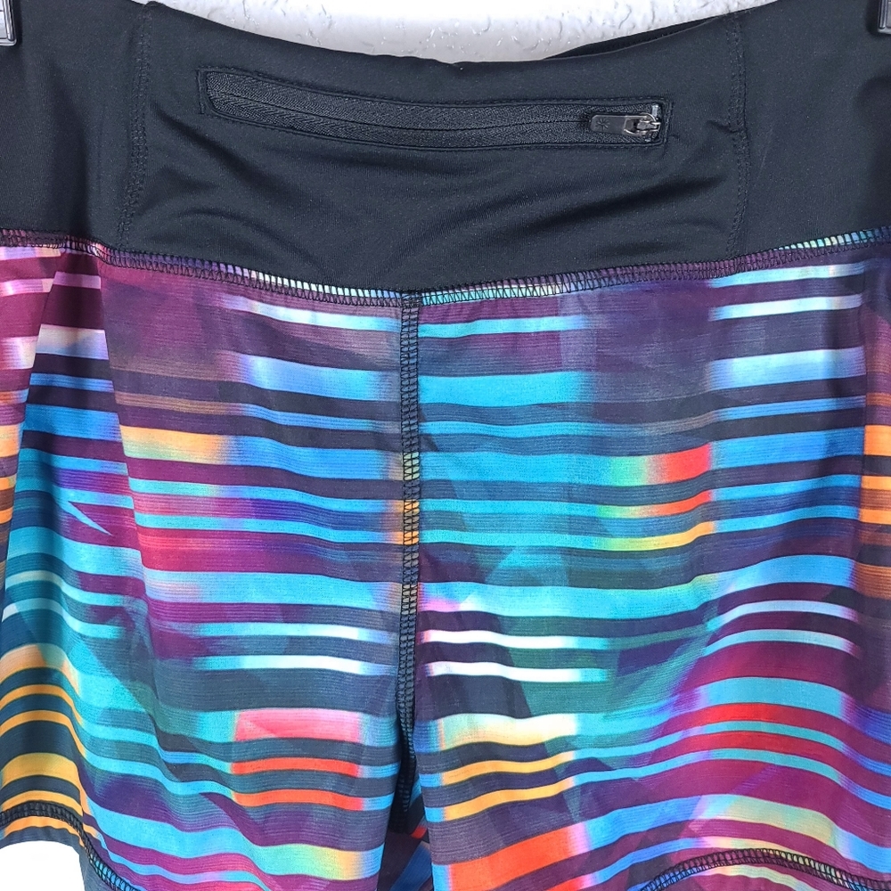 ATHLETA Ready Set Go Shorts Reflective Multi-color - Picture 6 of 9